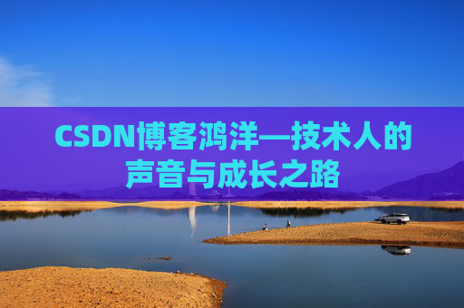 CSDN博客鸿洋—技术人的声音与成长之路